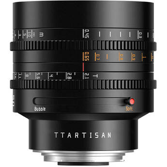 TTArtisan 50mm T2.1 Dual-Bokeh Cine Lens (Canon RF)