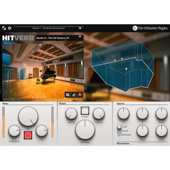 The Hit Factory Plugins HitVerb 54th Street Edition Studio 6 Reverb Plug-In