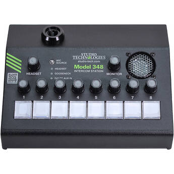 Studio Technologies Model 348 8-Channel Dante Tabletop Intercom Station