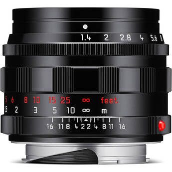 Leica Summilux-M 50mm f/1.4 Lens (Leica M, Glossy Black)
