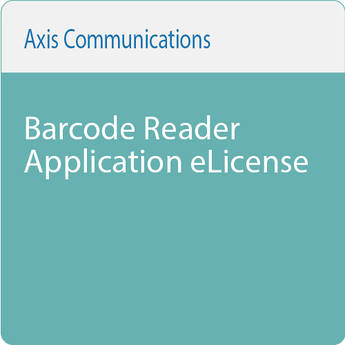 Axis Communications Barcode Reader Application eLicense