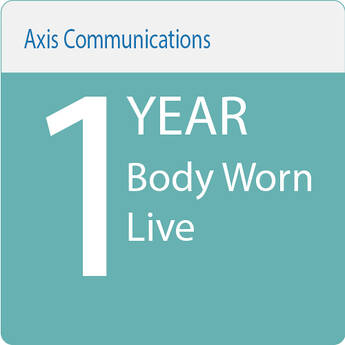Axis Communications Body Worn Live (1-Year Subscription)