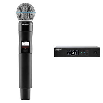 Shure QLXD24/B58 Digital Wireless Handheld Microphone System Kit with Beta 58A Capsule (G50: 470 to 534 MHz)