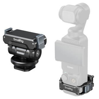 SmallRig Osmo Pocket 3 Cage Adapter + Osmo Action 5 Pro/4/3 Quick Release Mount Kit