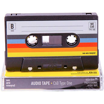 WE ARE REWIND Blank C60 Cassette Tape