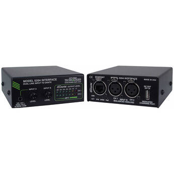 Studio Technologies Model 5204 Dual Analog Line Input to Dante Interface