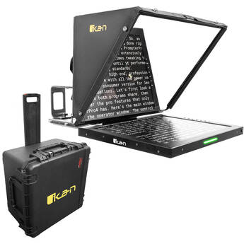 ikan 19" SDI Teleprompter with Travel Kit