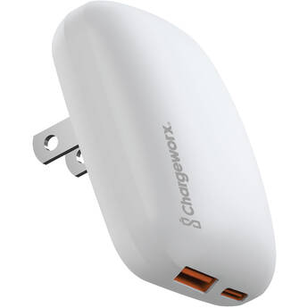 ChargeWorx 36W Dual Port Slim Wall Charger
