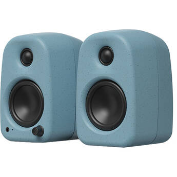 Kanto Living Uki 2-Way Active Desktop Speakers with Bluetooth (Cornflower, Pair)
