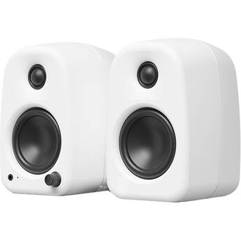 Kanto Living Uki 2-Way Active Desktop Speakers with Bluetooth (Chalk, Pair)