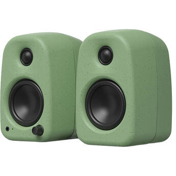 Kanto Living Uki 2-Way Active Desktop Speakers with Bluetooth (Sage, Pair)