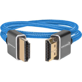 Kondor Blue Braided High-Speed HDMI Cable (Blue, 16")