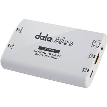 Datavideo CAP-4 4K HDMI to USB-C Capture Box