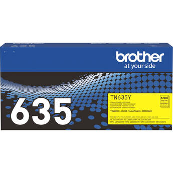 Brother Genuine Standard-Yield TN635 Toner (Yellow)