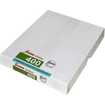 Foma Ortho 400 Black and White Film (8 x 10", 25 Sheets)