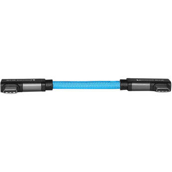Kondor Blue USB-C 3.2 Dual Right-Angle Cable (Kondor Blue, 4")