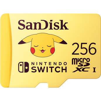 SanDisk 256GB Pokemon UHS-I microSDXC Memory Card
