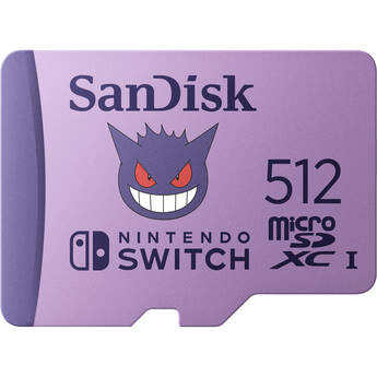 SanDisk 512GB Pokemon UHS-I microSDXC Memory Card