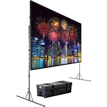 Da-Lite 88633HD Heavy Duty Frame and Legs Fast-Fold Deluxe Projection Screen (6 x 8')