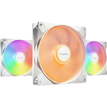 be quiet! Light Wings LX ARGB 140mm Fan (White, 3-Pack)