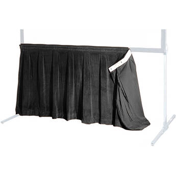 The Screen Works 48" Skirt for Stager's Choice Projection Screen-6x8'-Black