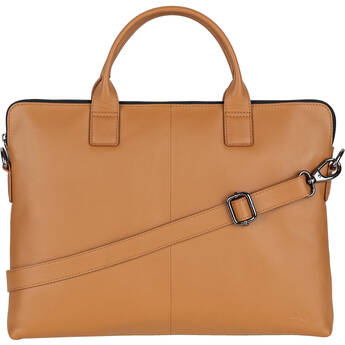 Dorr MANTA Genuine Leather Laptop Bag (Small, Camel)
