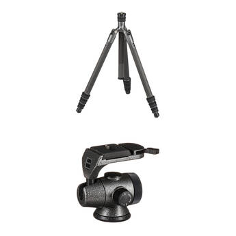 Gitzo GIGT2545T Traveler Series 2 Carbon Fiber Tripod & GH5750QR Series 5 Off-Center Magnesium Ball Head Kit