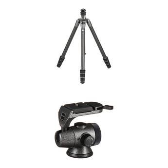 Gitzo GIGT1545T Traveler Series 1 Carbon Fiber Tripod & GH5750QR Series 5 Off-Center Magnesium Ball Head Kit