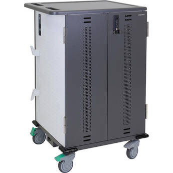 Ergotron YES30 36-Bay Pre-Wired Adjusta Charging Cart with USB-C Adapters