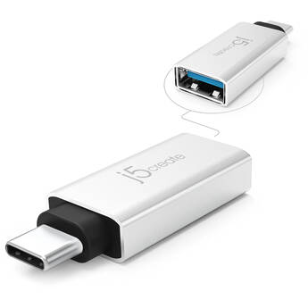 j5create USB-C 3.1 Gen 1 Male to USB-A Female Adapter