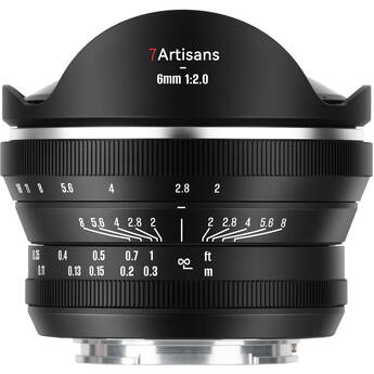 7Artisans 6mm f/2 Fisheye Lens (FUJIFILM X)