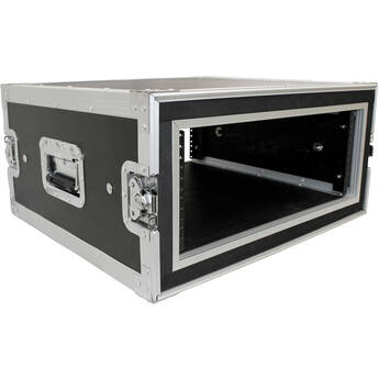 ProX T-4RSP Shockproof ATA Amp Rack Flight Case (20" Depth, 4 RU)