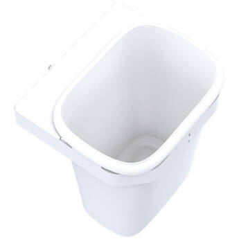 Ergotron Encore Waste Bin for Carts with No Drawers (6 Quart, White)
