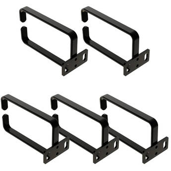 IOGEAR GRCMH57 Cable Management Ring (1 RU, 3.9 x 2.3", 5-Pack)