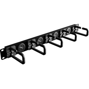 IOGEAR GRACMH Cable Management Organizer with Cable Passthrough (1 RU, 19")