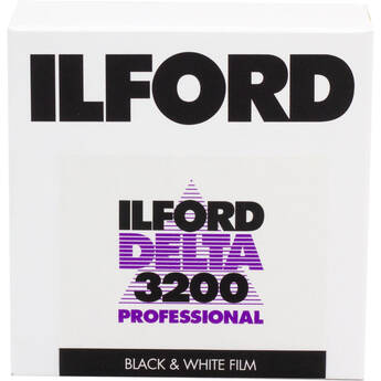Ilford Delta 3200 Professional Black and White Negative Film (35mm Roll Film, 100' Roll)