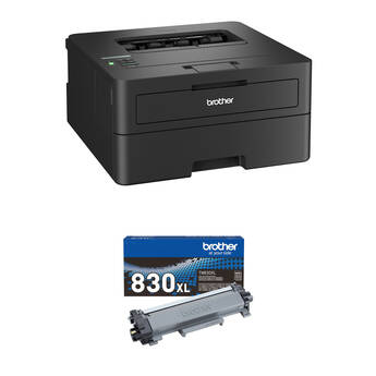 Brother HL-L2460DW Compact Monochrome Laser Printer with Toner Kit (Manufacturer Refurbished)