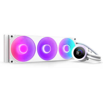 NZXT Kraken Plus 360 RGBÂ AIO Liquid CPU Cooler (White)