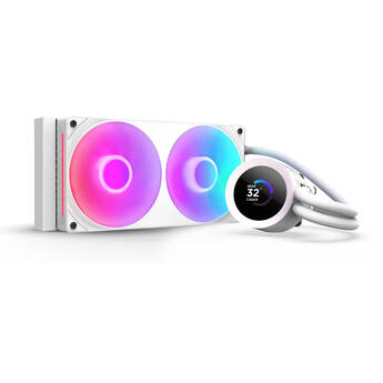 NZXT Kraken Plus 240 RGB AIO Liquid CPU Cooler (White)