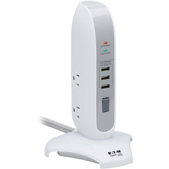 Tripp Lite TLP66USB 5-Outlet Tower Surge Protector Tower