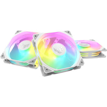 ASUS TUF Gaming TR120 ARGB PWM Fan (White, 3-Pack)