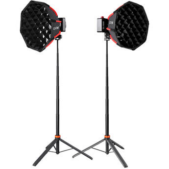 GVM CL100B Portable Bi-Color LED Monolight (2-Light Kit)