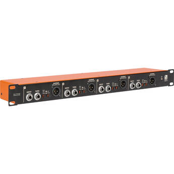 Palmer BRIDGE4P 19" 4-Channel Active DI Box