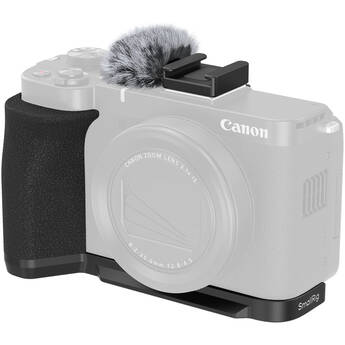 SmallRig L-Shaped Grip with Mounting Plate for Canon Powershot V1 (Black)