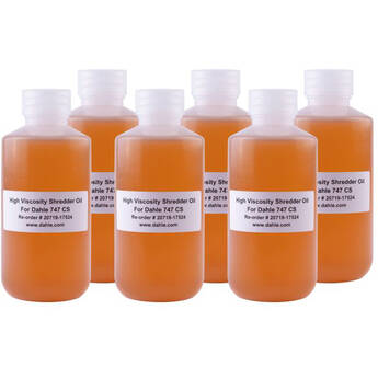 Dahle 20719 High-Viscosity Shredder Oil for PowerTEC 747 CS Shredder (10 oz, 6-Pack)