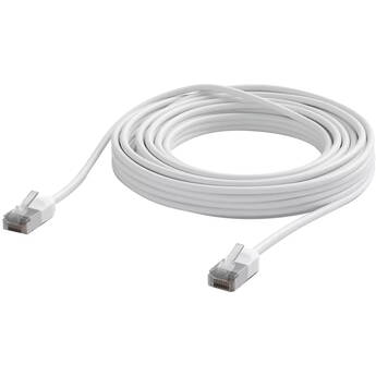 Ubiquiti UniFi Premium Cat 6a Ethernet Outdoor Patch Cable (49.2', White)