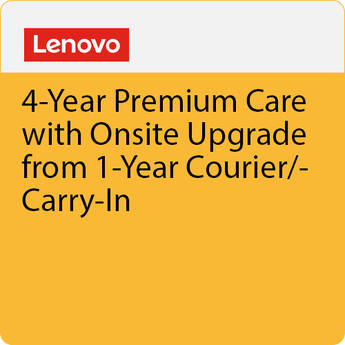 Lenovo 4-Year Premium Care Upgrade from 1-Year Courier and Carry-In for Laptops
