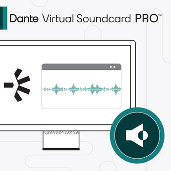 Audinate Dante Virtual Soundcard PRO Software Token (1-Year)
