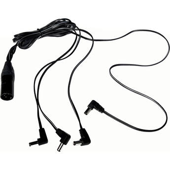 Telescript 4-Pin XLR Male to 4 x 2.1mm DC Barrel Power Cable