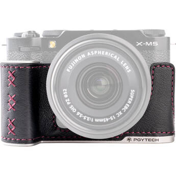 PGYTECH Leather Camera Case for FUJIFILM X-M5 (Midnight Black)